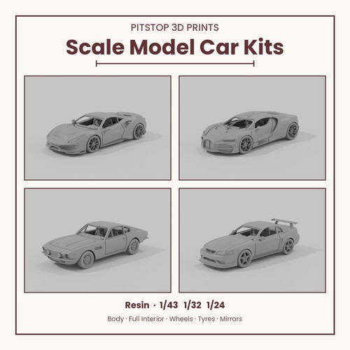 Kits maquettes voiture - de, de